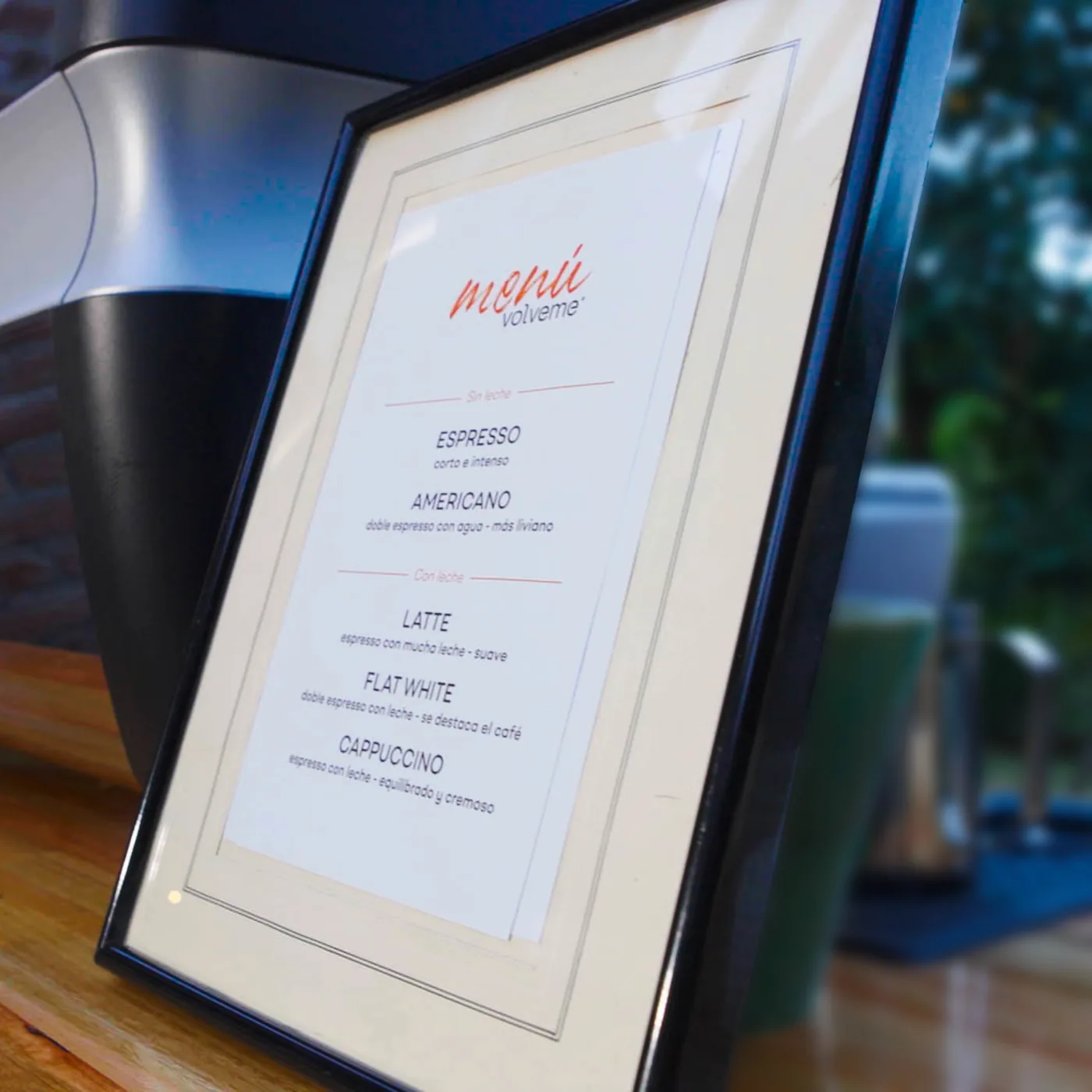 Barra espresso Volveme en evento